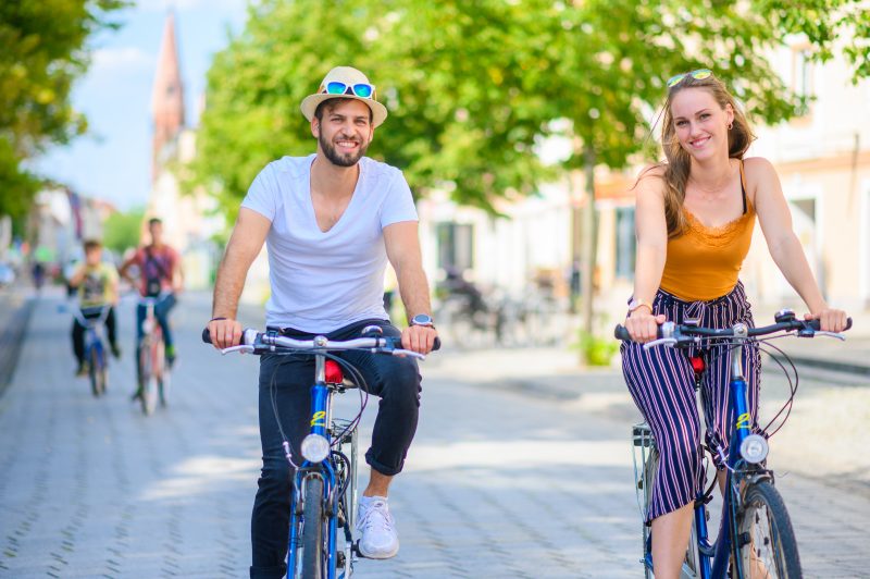 Dessau ist eine ideale Stadt zum Radfahren