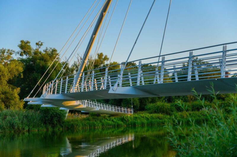 Brücke über Mulde in Dessau