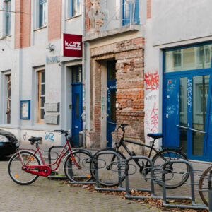 Das Kiez Café in Dessau Frontansicht