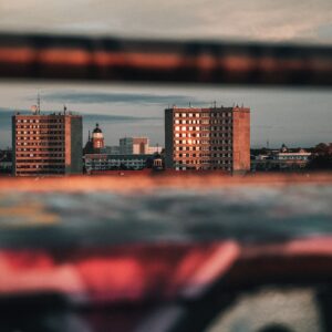 Skyline von Dessau Y-Häuser