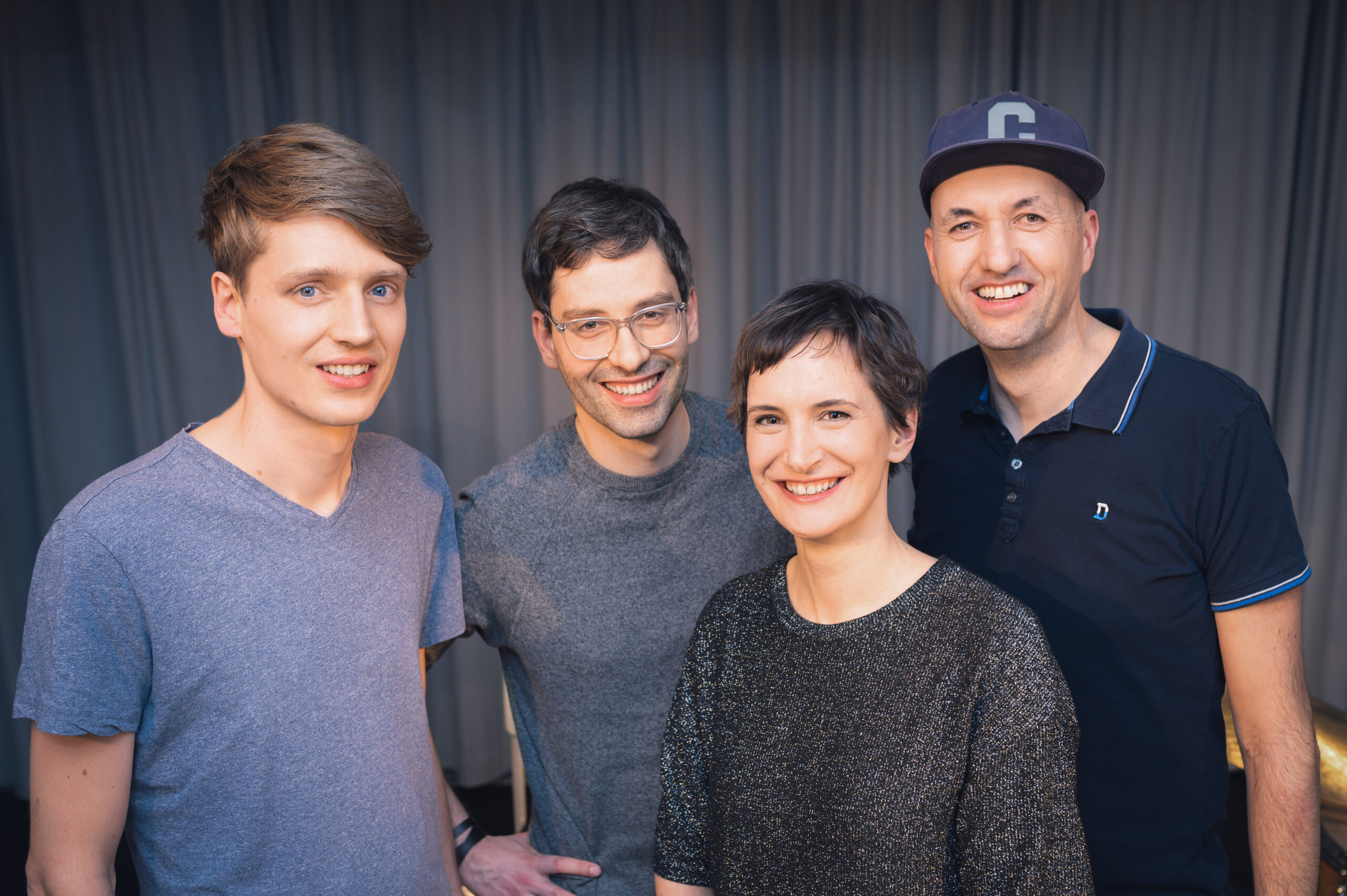 Die vier Musiker der Band Funkfeel