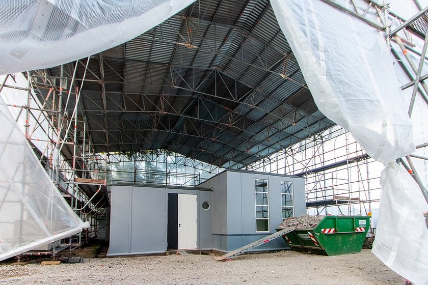 Baustelle Stahlhaus