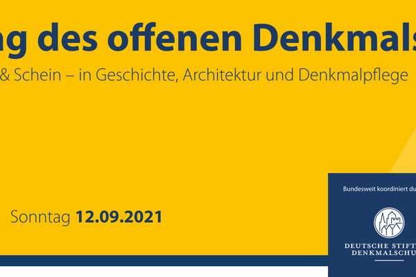 Flyer zum Tag des offenen Denkmals