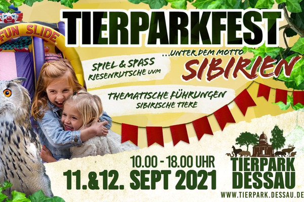 Flyer zum Tierparkfest 2021