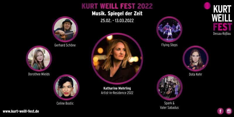 Banner Kurt Weill Fest 2022