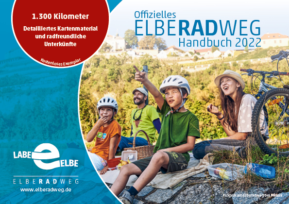Cover des neuen Elberadweg Handbuchs 2022