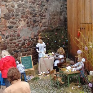 Ostermark auf der Burg Roßlau am 9. April