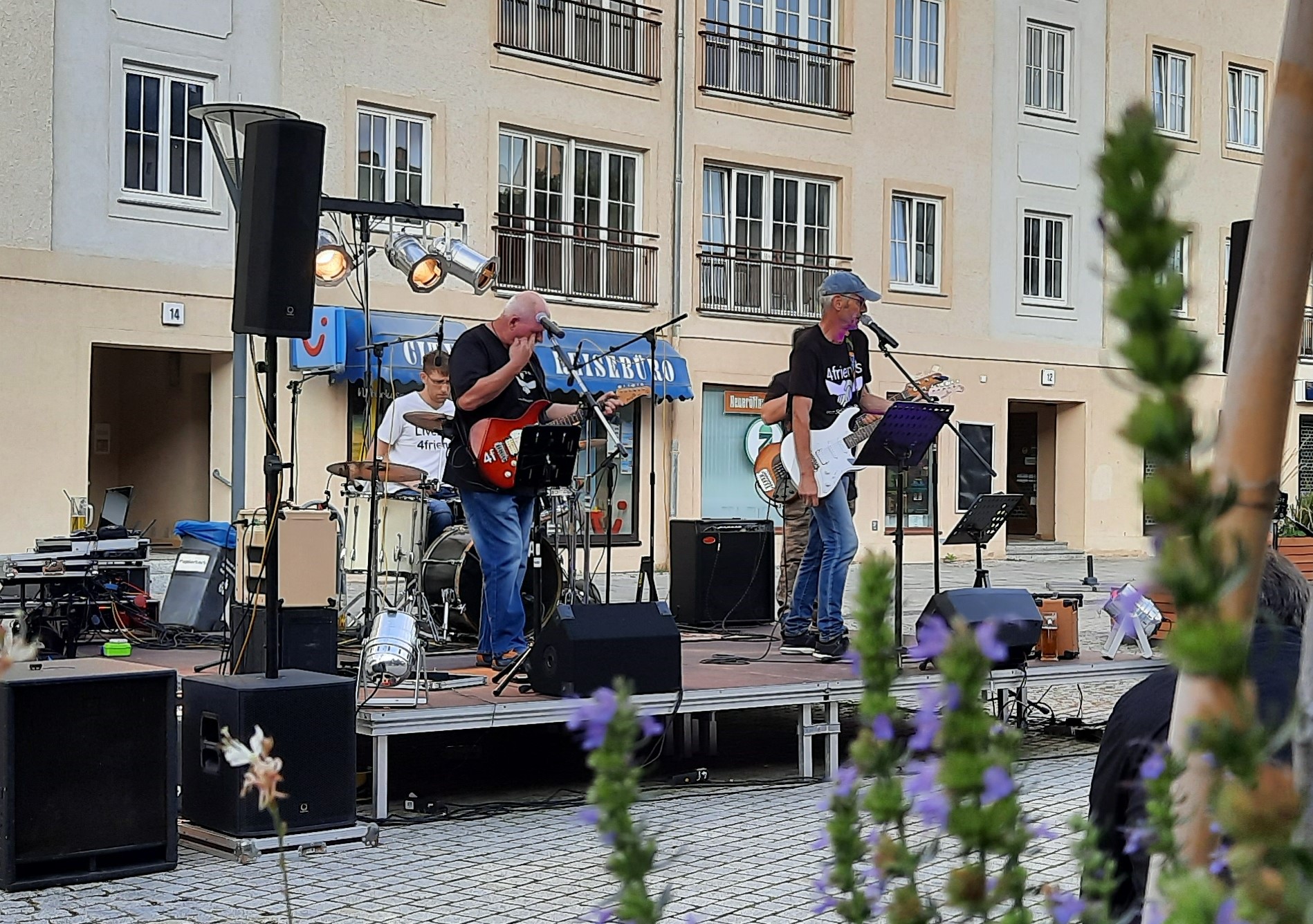 Die band 4friends auf der Open Stage