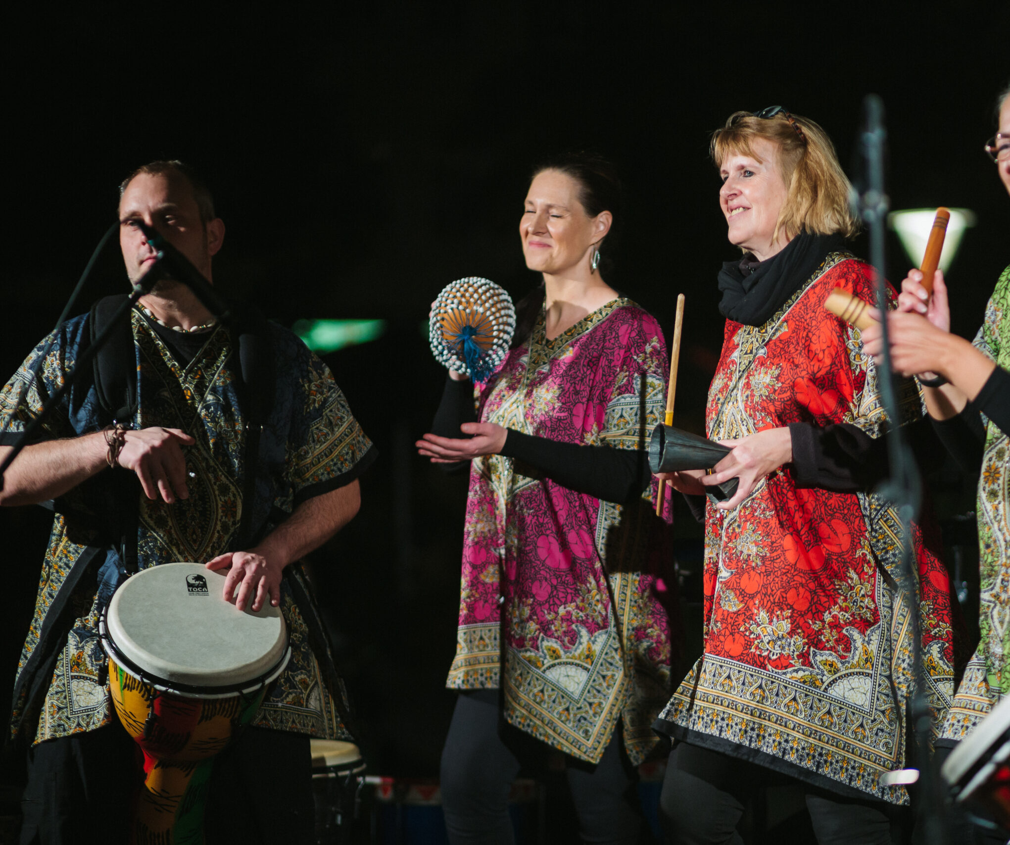 Die Band Gaia Percussion on Stage