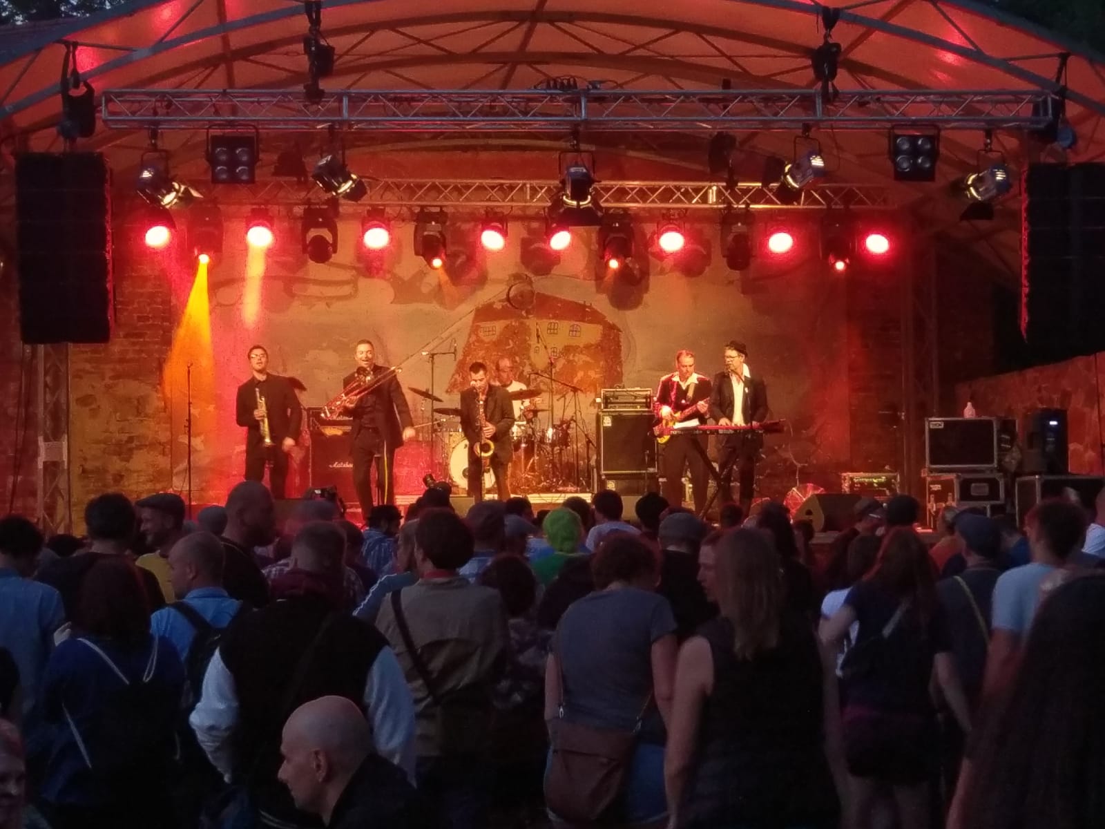 Bühne vom Ska-Festival