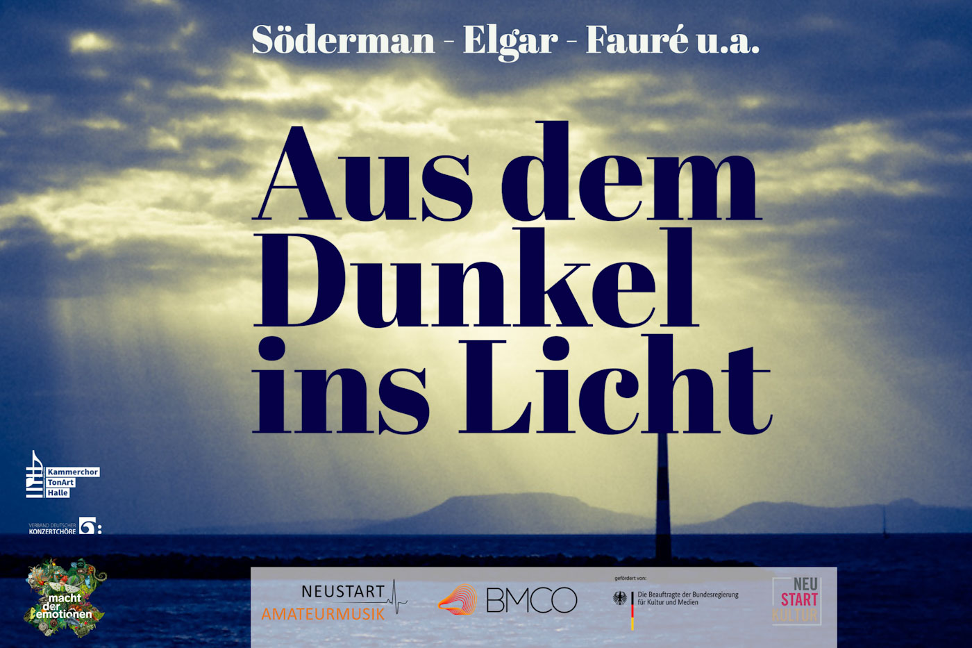 Flyer aus dem Dunkel ins Licht