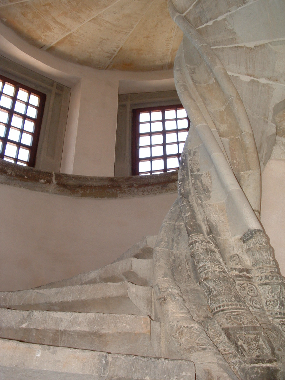 Wendeltreppe im Turm des Johannbaus