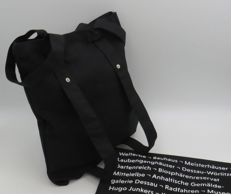 Rucksack Tragetasche schwarz
