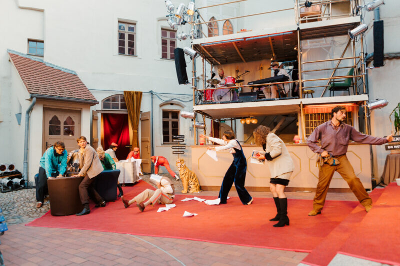 Bühnensituation im Burgtheater Roßlau