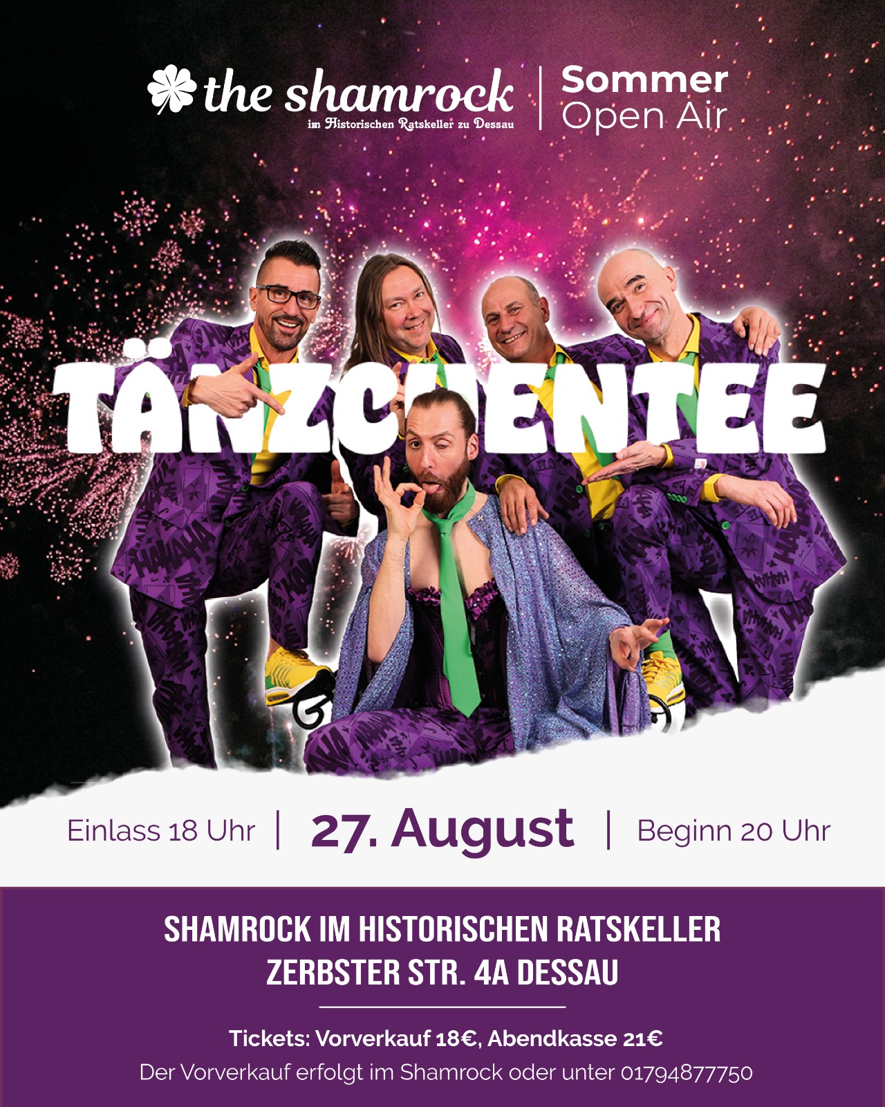 Plakat Veranstaltung mit Tänzchentee
