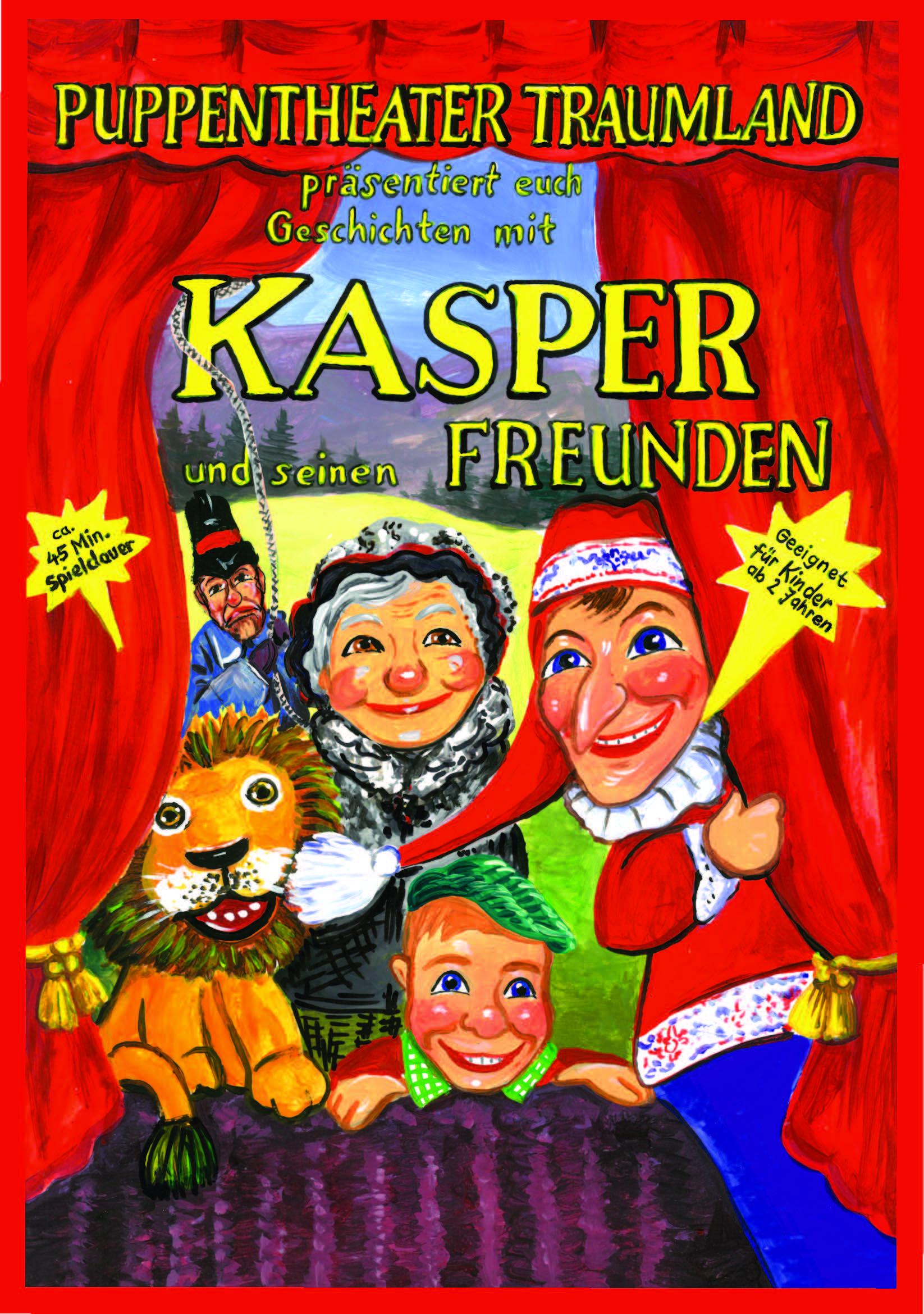 Plakat Puppentheater Traumland