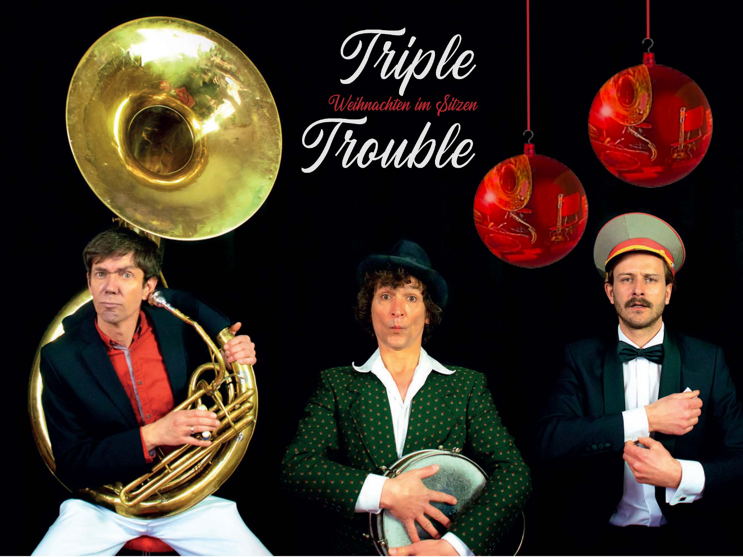 Weihnachten im Sitzen mit Triple Trouble