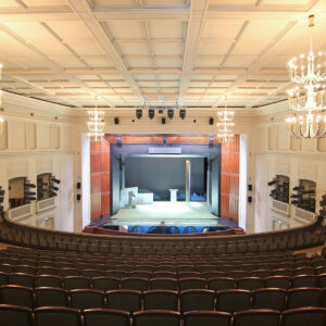Innenansicht des Zuschauerbereichs des Anhaltischen Theaters in Dessau