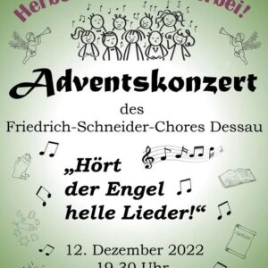Friedrich-Schneider-Chor Dessau Adventskonzert in der Marienkirche
