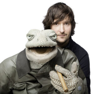 Die Echse und Michael Hatzius, Foto Christine Fiedler