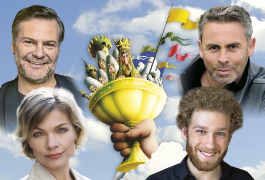 Monty Python's Spamalot, Foto Karim Khawatmi, Oliver Betke, Juergen Rocholl, Hannes Caspar