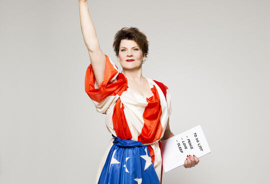 Superwoman Gayle Tufts, Foto Robert Recker