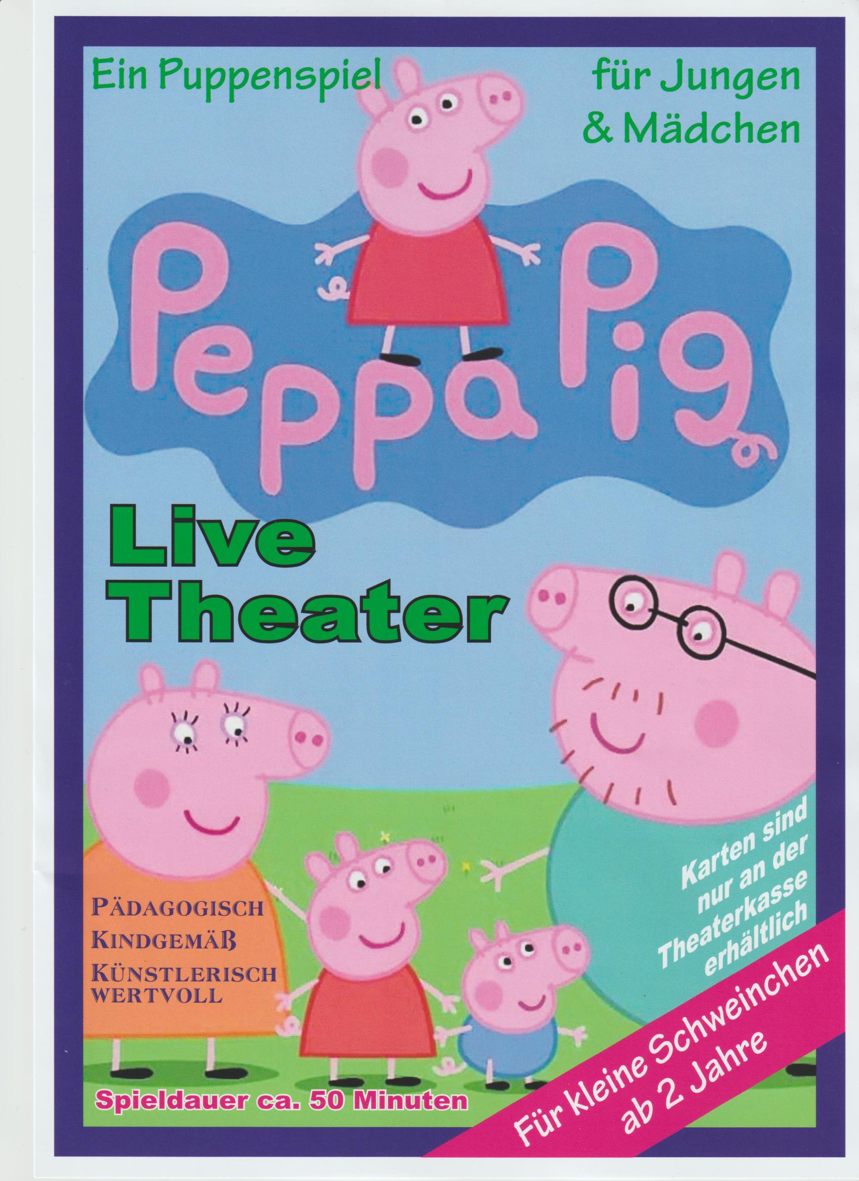 Puppentheater Peppa Pig