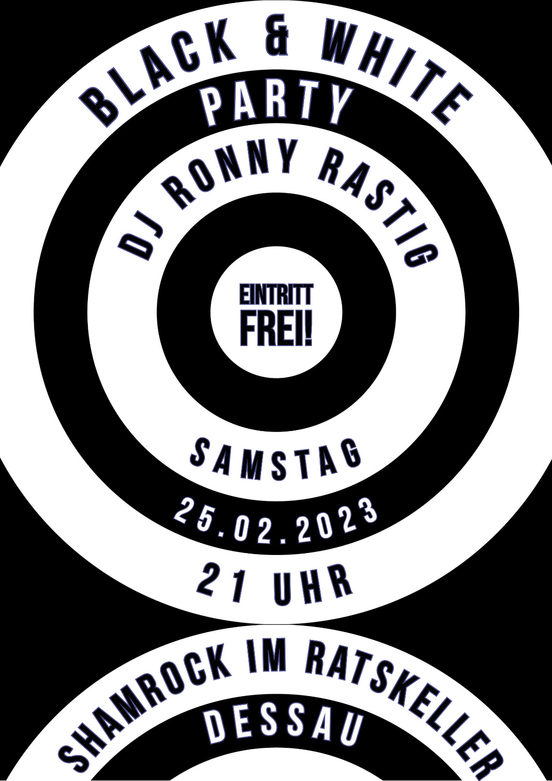 Shamrock Dessau_Black-White-Party, 25.2.2023