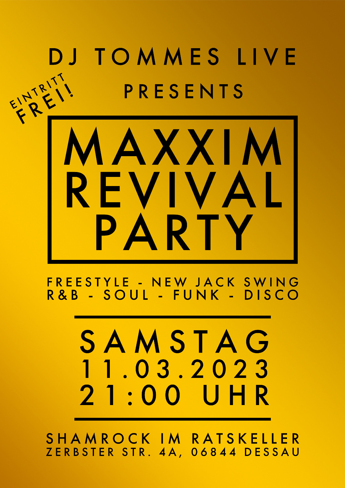 Shamrock Dessau_Maxxim Revival Party, 11.3.2023