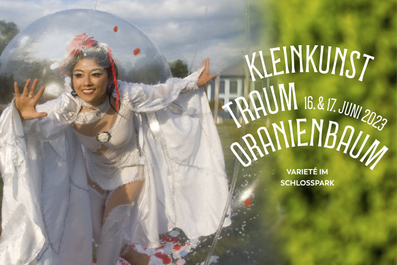 Motiv des Kleinkunstfestivals in Oranienbaum