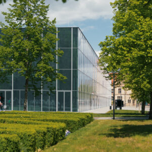 Bauhaus Museum Dessau im Frühjahr