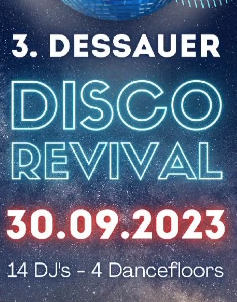 3. Dessauer Disco Revival 30.09.2023