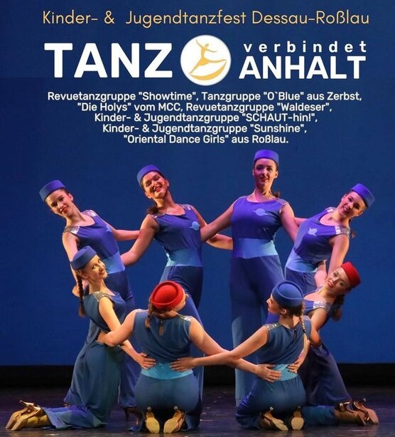 Plakat Tanzgala am 9.9.2023 im Anhaltischen Theater Dessau