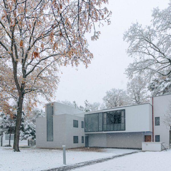 Meisterhäuser Dessau im Schnee