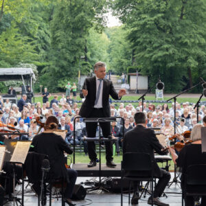 Konzert beim Open Air am Mausoleum im Tierpark Dessau, Foto Claudia Heysel