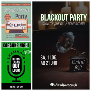 the shamrock dessau, Blackout Party am 11.05.2024
