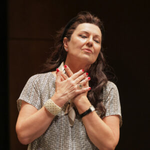 Szenenfoto aus Meisterklasse im Anhaltischen Theater Dessau, Foto Claudia Heysel