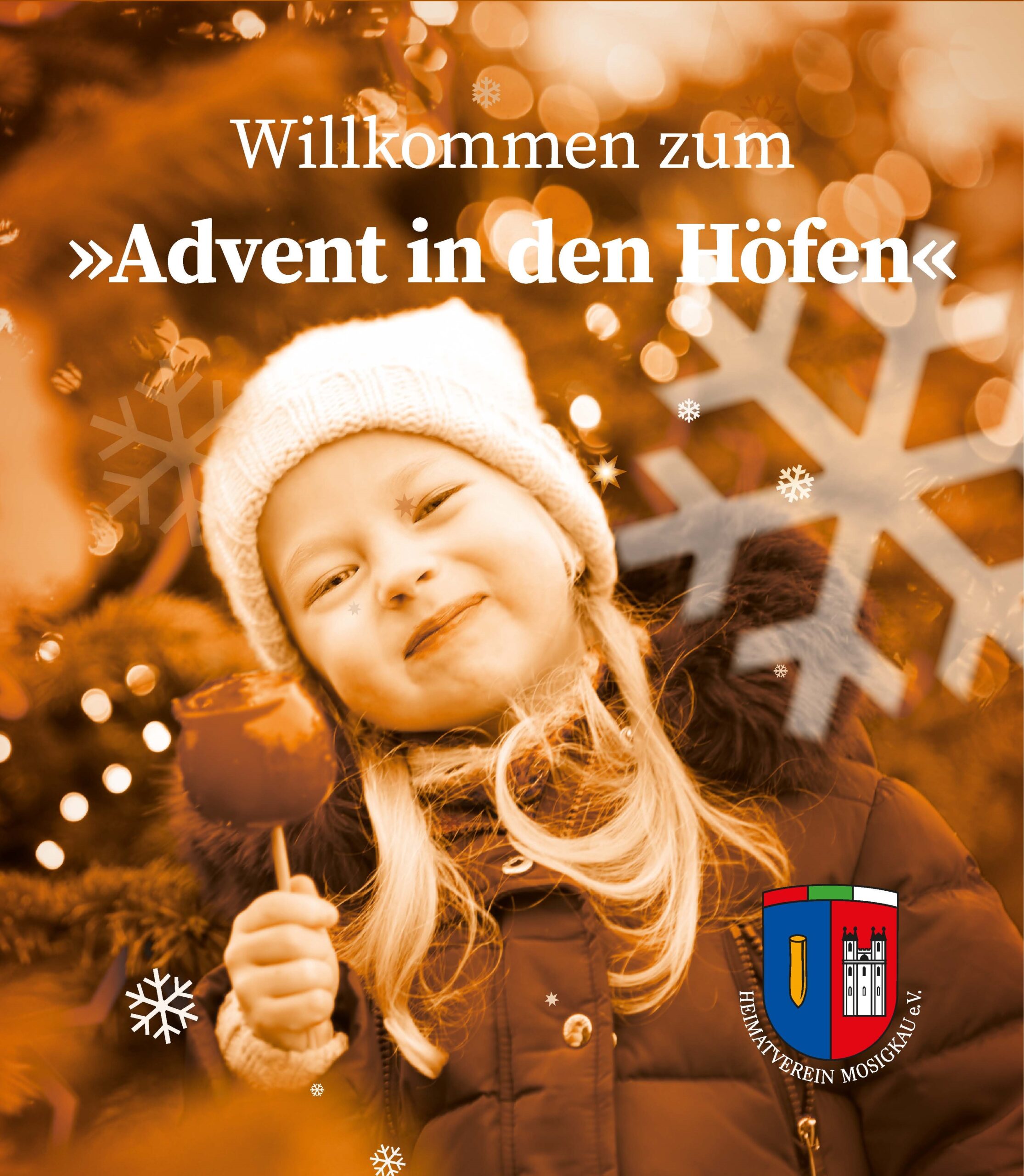 Plakat Adevnt in den Höfen Mosigkau am 6.12.2025