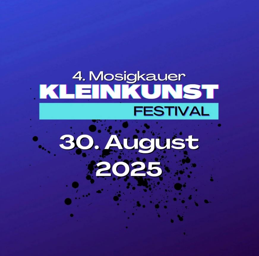 Plakat zum 4. Mosigkauer Kleinkunstfestival in Dessau