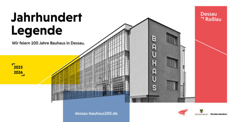 Bauhaus Keyvisual zum Jubiläum
