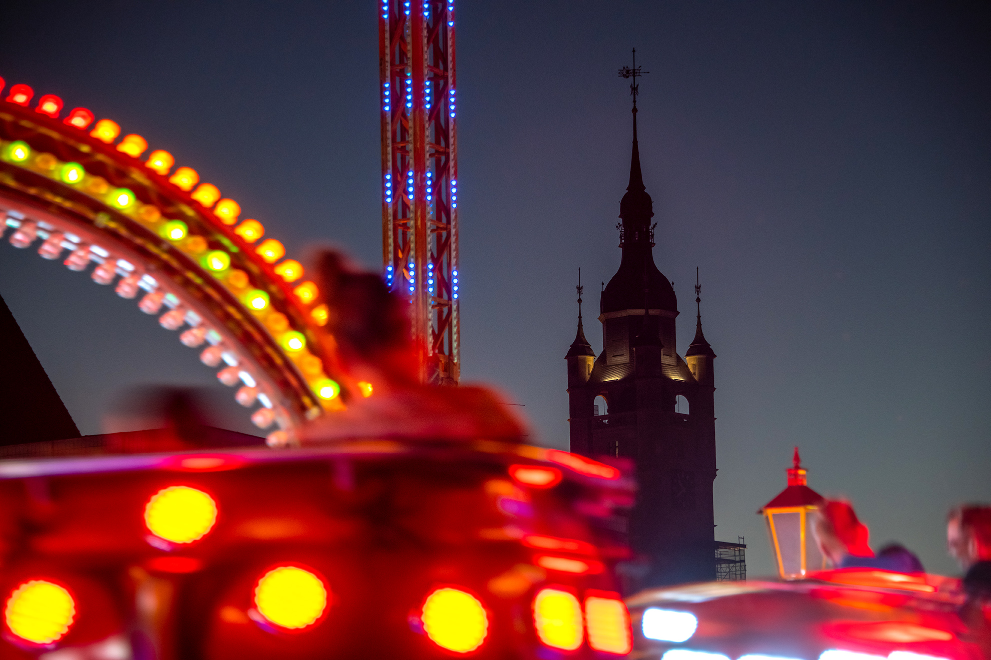 Rummel in der Dessauer Innenstadt