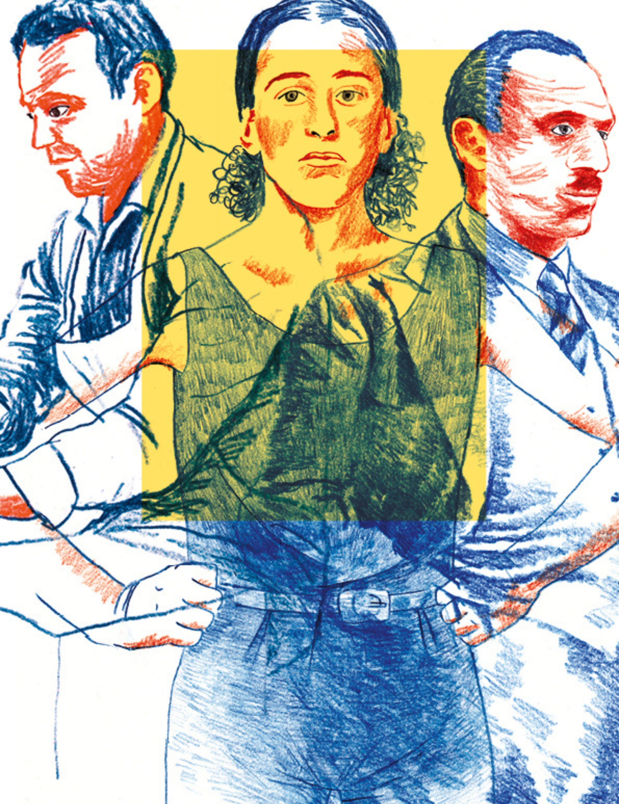 Ausstellung Als-Juedinnen-markiert-und-verfolgt_Hochformat, Grafik Bar-Pacifico