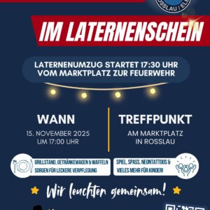 Plakat Lichterfest FFW Roßlau 15.11.2025
