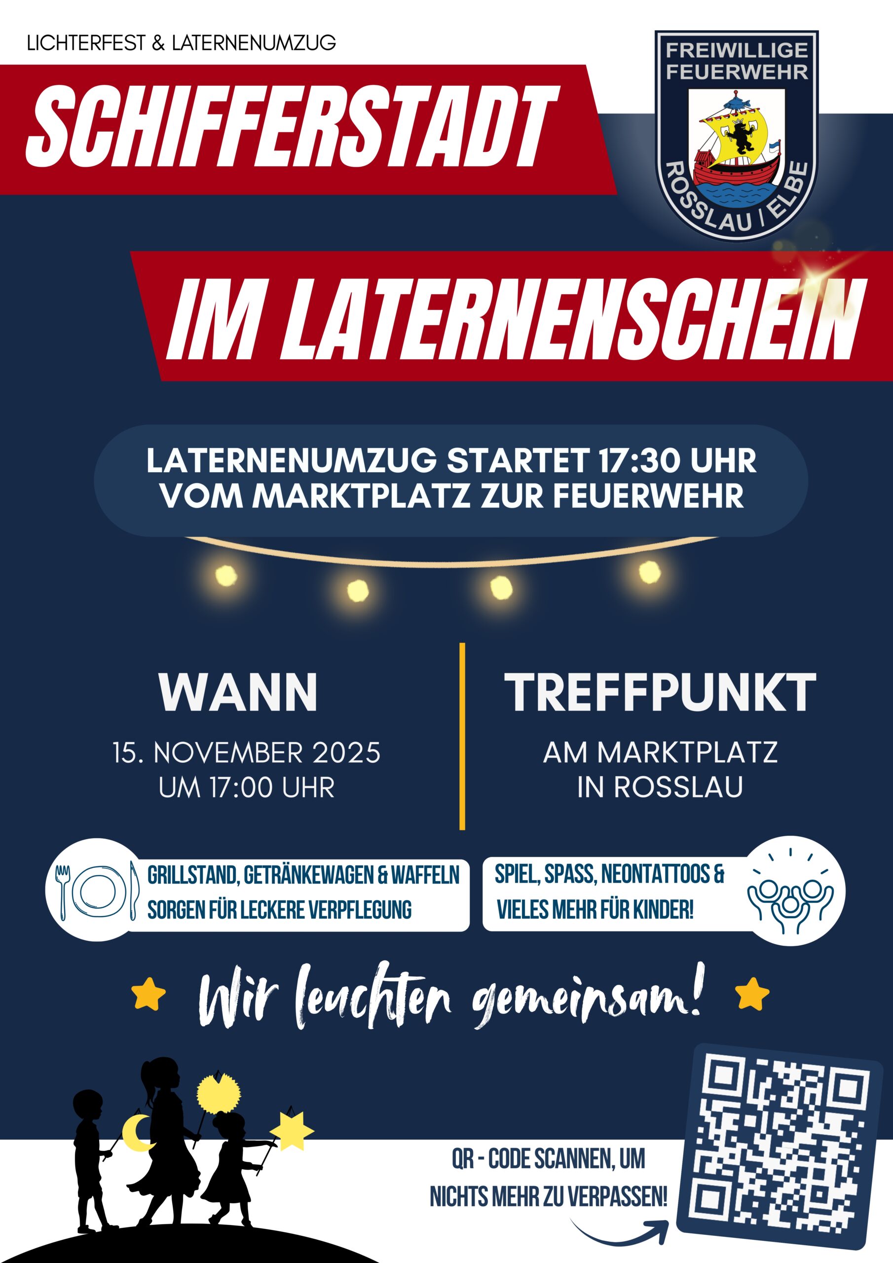 Plakat Lichterfest FFW Roßlau 15.11.2025