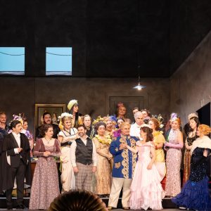 Szenenfoto aus DIe Fledermaus im Anhaltischen Theater Dessau, Foto Claudia Heysel
