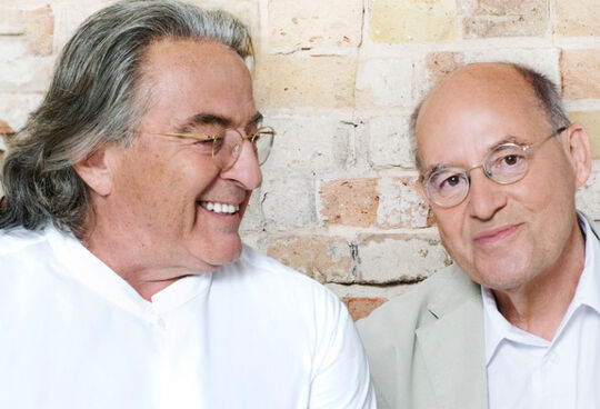 Pressebild Gregor Gysi und Peter-Michael Diestel, Foto Natascha Zivadinovic