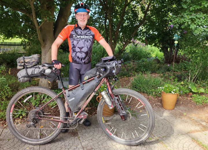 Der Tourenradfahrer Jörg Lickfett