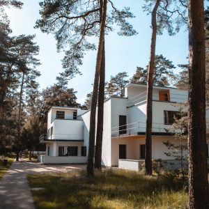 Meisterhaus in Dessau mit Park