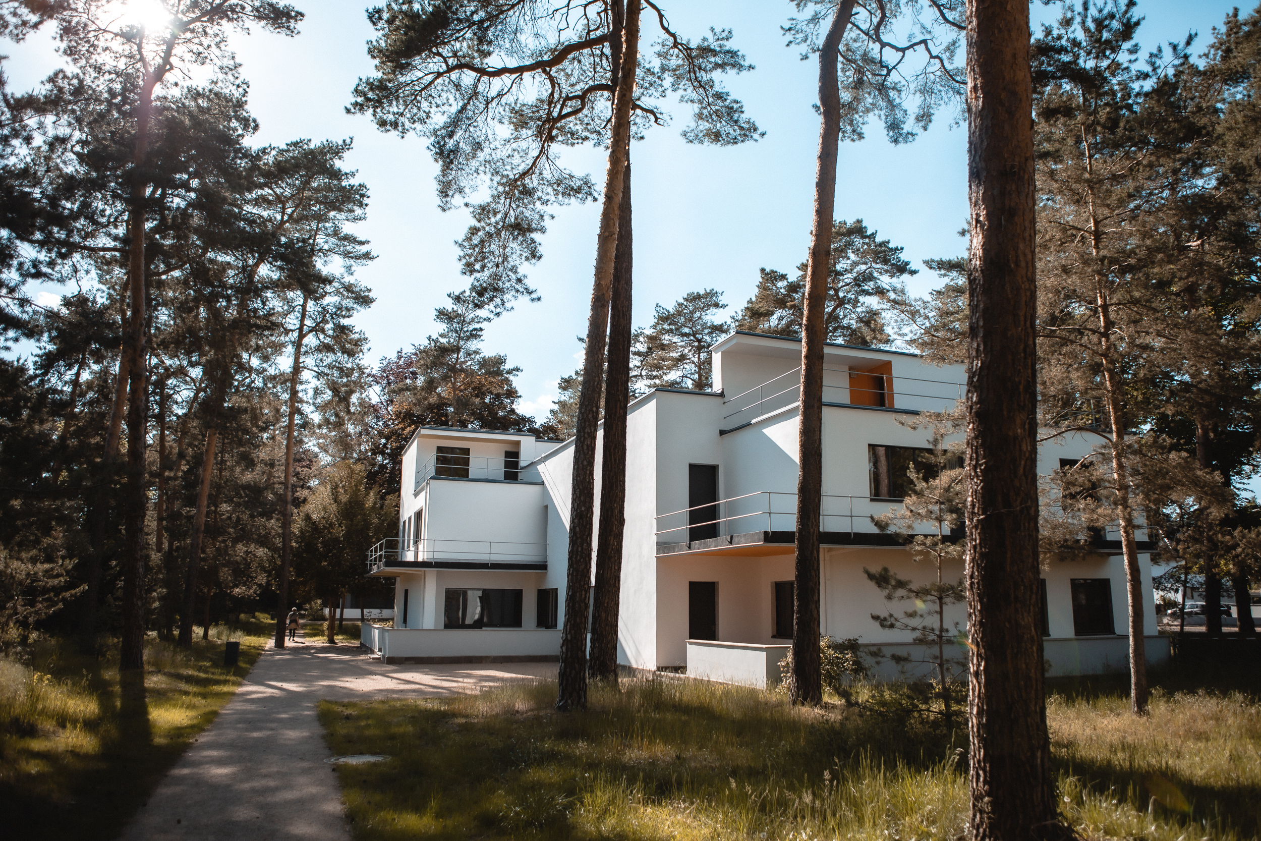 Meisterhaus in Dessau mit Park