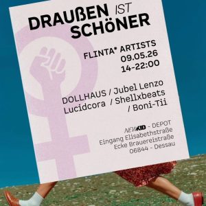 Flyer Draußen ist schöner Party